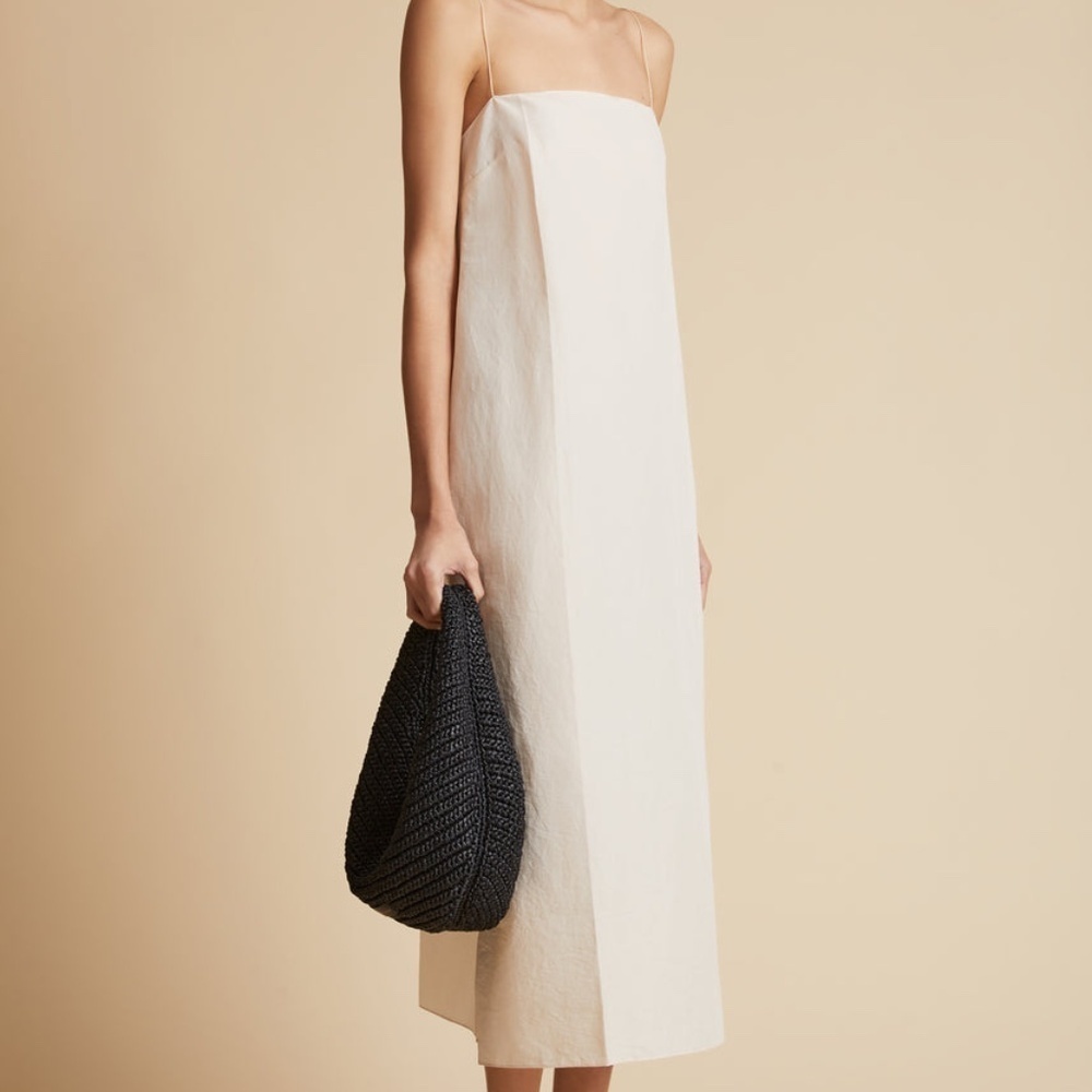 White 'The Sicily' Midi Dress khaite